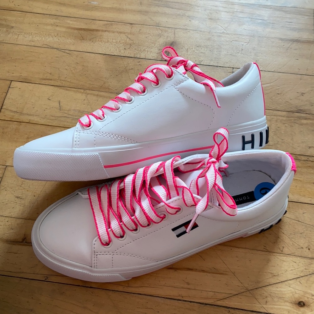 Tommy Hilfiger Pink Lace Sneaker